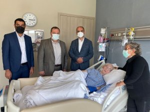 Kilisli Devlet Sanatçısı Yavaşca’ya geçmiş olsun ziyareti