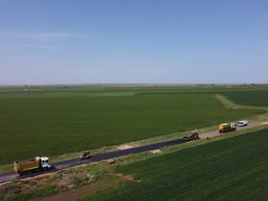 Siverek’te yol çalışmaları tamamlanıyor