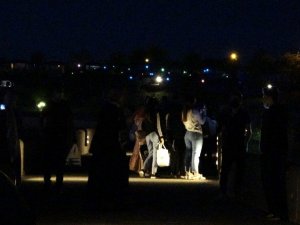 Tarihi Murat Köprüsü’ne “Süper Ay” akını