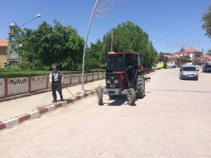 Dumlupınar’da ilaçlama ve yabani ot temizleme çalışmaları