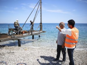 Engelsiz plajda çalışmalar başladı