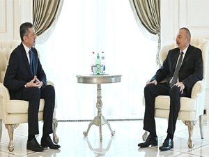 Azerbaycan Aliyev, Milli Eğitim Bakanı Selçuk’u kabul etti