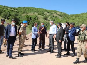 Bingöl Valisi Ekinci, yol çalışmalarını inceledi