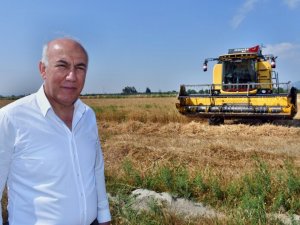 Başkan Tuncel’den buğday hasadı