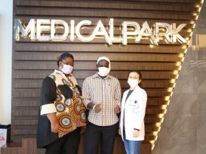 Fildişili Kone Gaziantep’te yapılan ameliyatla tümörden kurtuldu