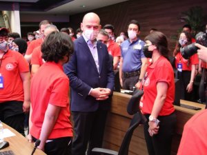 Bakan Soylu, ‘Yarın Çok Genç Olacak’ projesi kapsamında 100 öğrenci ile bir araya geldi