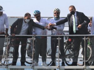 Van Gölü için 550 kilometre pedal çevirerek su getirdiler