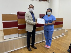 Hastanedeki hizmet kalitesi verilen eğitimle daha da artacak