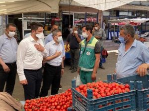 Milletvekili Toprak, esnaf buluştu