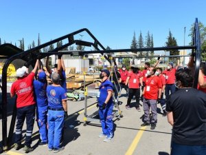 Erzincan UMKE, Adana’da düzenlenen Ağır İklim Sahra Hastanesi kurulum eğitimine katıldı