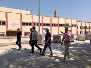 Kırkağaç’ta prestij cadde hızla ilerliyor