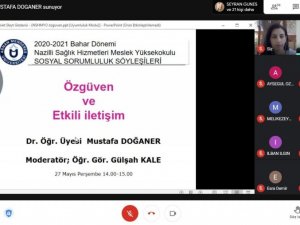 Nazilli sağlık hizmetleri MYO’da özgüven ve etkili iletişim konuşuldu