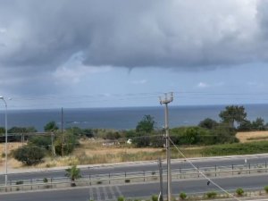 Alanya açıklarında hortum