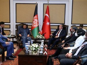TBMM Başkanı Şentop, Afganistan Halk Meclisi Başkanı Rahmani ile görüştü