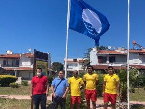 Balıkesir’de 2021 yılının ilk Mavi Bayrakları yine Engürü Sitesi’ne çekildi