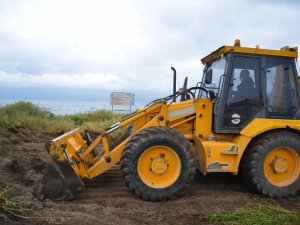 Gemlik sahilleri yaza hazırlanıyor