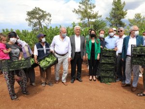 Başkan Gürün, üreticinin yüzünü güldürdü