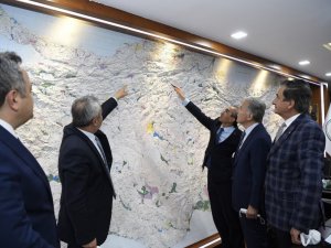 Karabük heyeti DSİ Genel Müdürü Yıldız ile görüştü