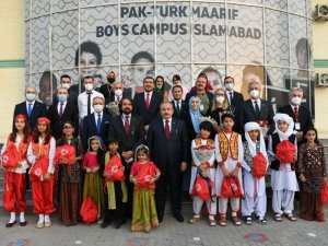 TBMM Başkanı Şentop, İslamabad’da Pak-Türk Maarif Okulu’nu ziyaret etti