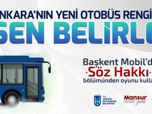 Yeni otobüslerin rengi ve tasarımı için “söz hakkı” Ankaralı’da