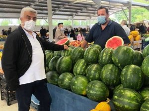 Başkan Çalışkan, pazarcı esnafını dinledi