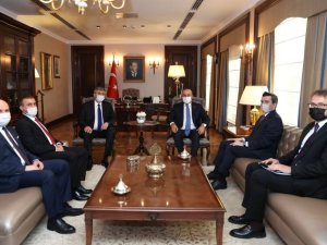 Dışişleri Bakan Çavuşoğlu, Bulgaristan Hak ve Özgürlükler ​​Hareketi’nin Genel Başkanı Karadayı’yı ağırladı