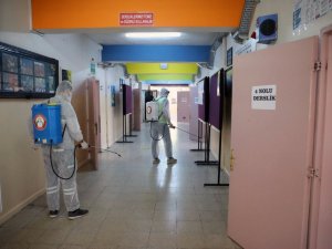 LGS Öncesi okulların dezenfeksiyonları yapıldı