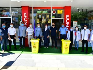 Yeşilyurt’ta atık ilaçlar çöpe gitmeyecek