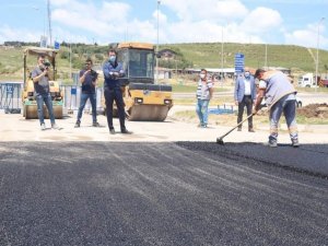 Atatürk Bulvarı asfaltlanıyor