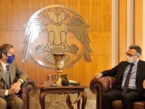 AB Türkiye Delegasyonundan Rektör Aksoy’a ziyaret