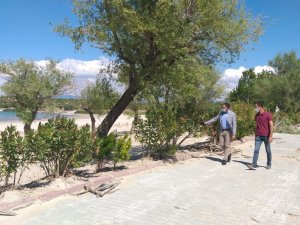 Eğirdir’de Bedre plajı yaz sezonu için kapılarını açıyor