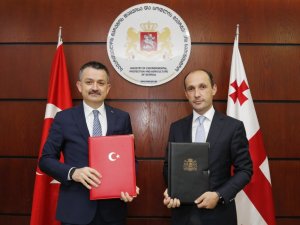 Bakan Pakdemirli, Gürcistan Çevre Koruma ve Tarım Bakanı Davitaşvili ile görüştü