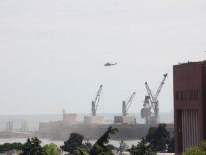 Dünya Çevre Günü’nde Samsun Limanı toz duman