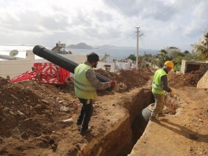 Bodrum’da kanalizasyon hattının 72 kilometresi tamamlandı