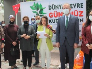 Kütahya’da AK Parti, kalem fidan tohumu dağıttı