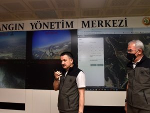 Bakan Pakdemirli: “Yangın sayısı üç misli artarken yanan alan neredeyse başa başa"