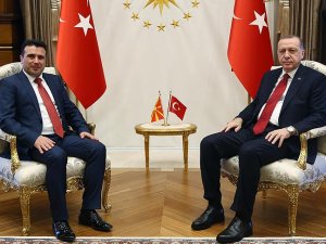 Cumhurbaşkanı Erdoğan, Makedonya Başbakanı Zaev’i kabul etti