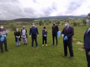 Dünya Çevre Günü’nde Yumurtacı Göleti temizlendi