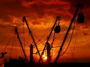 Samandağ’da gün batımı adeta büyüledi