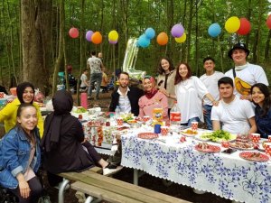 Döngel Vadisi Millet Bahçesi doğaseverlerle doldu