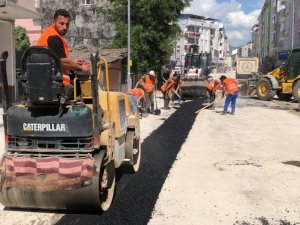 Niksar’da asfalt yama çalışmalarına başlandı