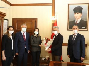 Çevre ve Şehircilik İl Müdürlüğü heyetinden Vali Makas’a ziyaret