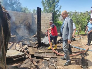 Kurtalan’da tandırda çıkan yangın korkuttu