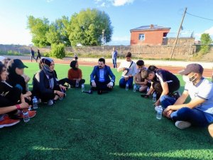 Terörün gençlerle biteceğini vurgulayan Başkan Sayan’dan gençlerin eğitimine tam destek