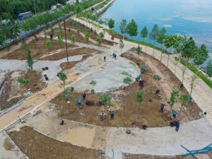 Aktif Park şekillenmeye başladı