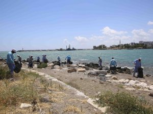 Karataş ve Yumurtalık’ta sahiller temizlendi