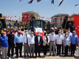 22 milyonluk yeni iş makineleri, Aydınlıların hizmetine sunuldu
