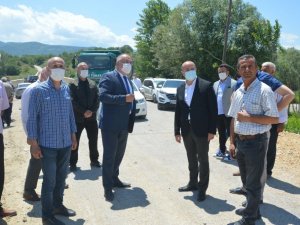 Beş köyün gurup yolu 14 Milyon Liraya maloldu