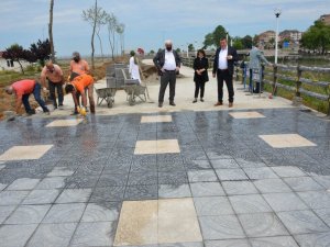 Teras Park çalışmaları başladı