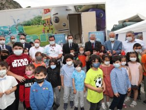 Su elçileri mobil eğitim tırı Amasya’da